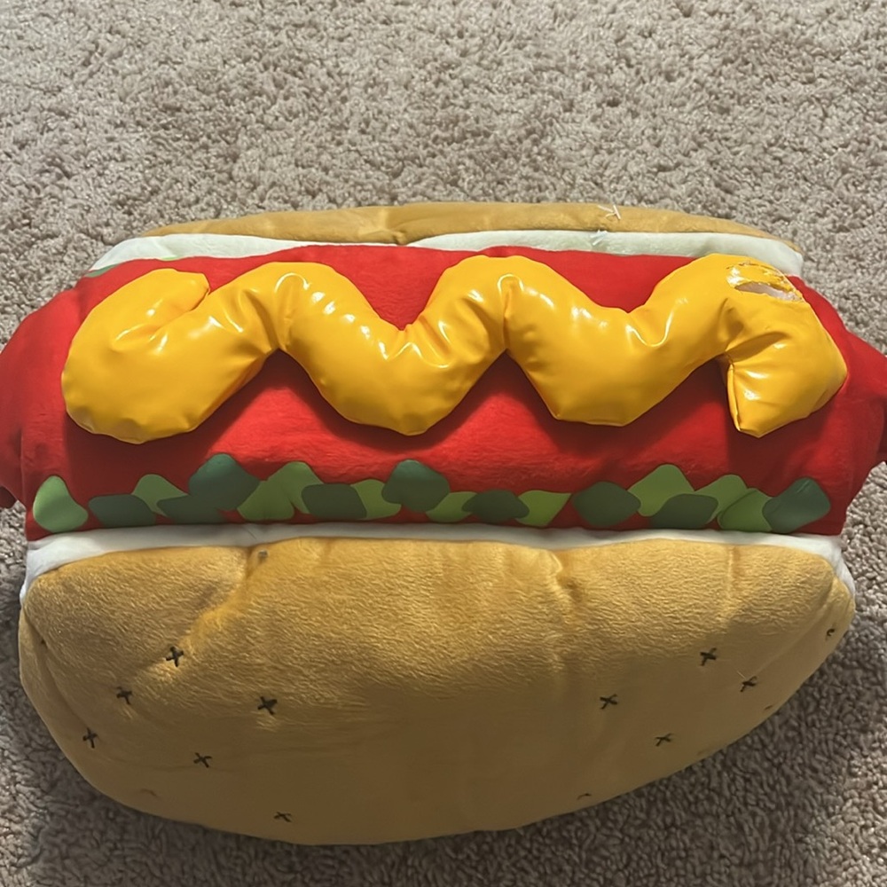 Hot dog pet Halloween costume adjustable size medium